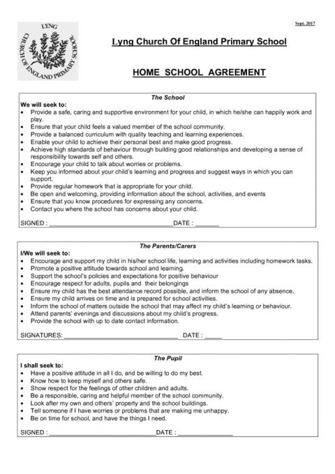 Home School Agreement