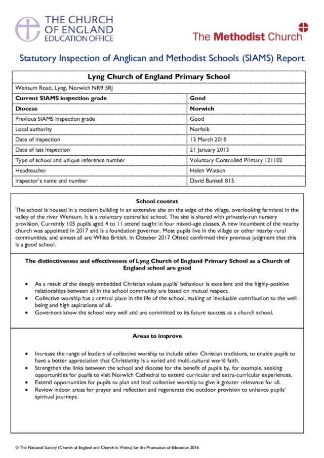 thumbnail of Lyng SIAMS report March 2018