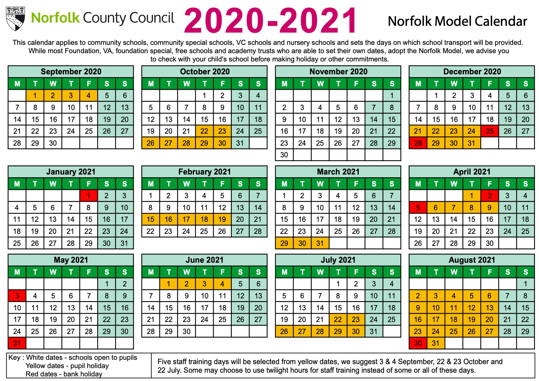Term Dates Lyng Church Of England Primary School